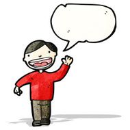 cartoon friendly man N5