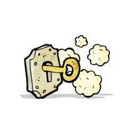 cartoon lock