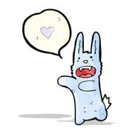 crazy vampire rabbit in love cartoon