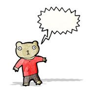 funny little bear cartoon