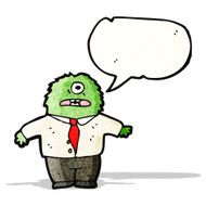 cartoon monster boss