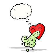 love sick heart cartoon N2