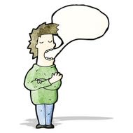 Cartoon Man Talking N9