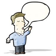 Cartoon Man Talking N10