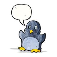 Cartoon penguin N43