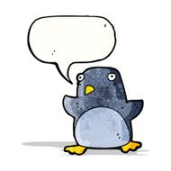 Cartoon penguin N45