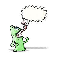 cartoon alien monster N17