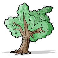 Cartoon Tree N129