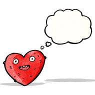 gross heart cartoon character