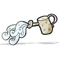 watering can cartoon