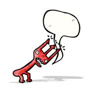 cartoon devil fork N3