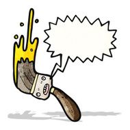 cartoon paint brush N23
