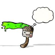 cartoon paint brush N24