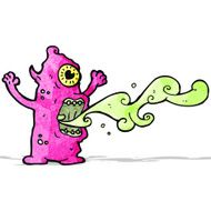 gross monster cartoon N2