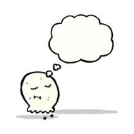 cute littel ghost cartoon