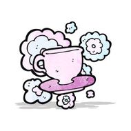 cartoon teacup N9