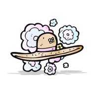 summer hat cartoon
