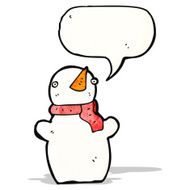 Cartoon Snowman N58