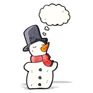 Cartoon Snowman N59