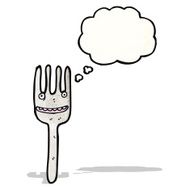cartoon fork N6