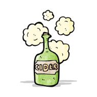 cartoon cider bottle N2