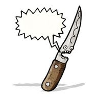 knife cartoon character N2
