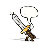 sword cartoon character