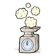 Cartoon Weighing Scales N6