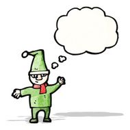 Cartoon Christmas Elf N67