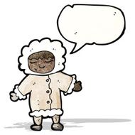 Cartoon Eskimo N5