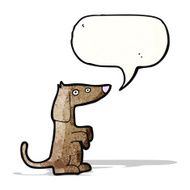 cartoon little dog N56