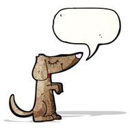 cartoon little dog N57