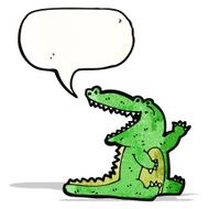 Cartoon Crocodile N34