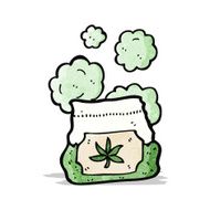 cartoon bag of weed N2