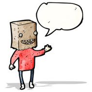 ugly man with bag on head N3