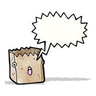 paper bag cartoon character N6