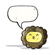 Cartoon Lion Face N23