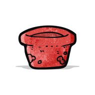 flower pot cartoon N2