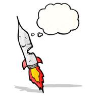 rocket cartoon character