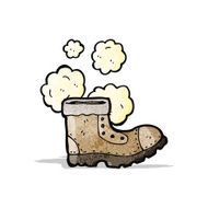 Old Work Boot Cartoon N2