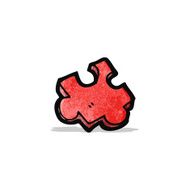 cartoon puzzle piece N3