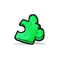 cartoon puzzle piece N5