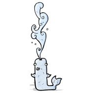 Cartoon Whale N39