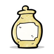 old clay honeypot cartoon N5