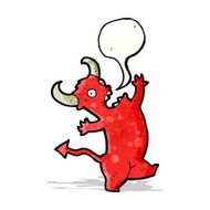 cartoon dancing devil N2