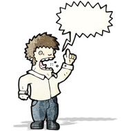 cartoon shouting man N26