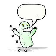 ghost with speech bubble N4