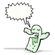 ghost with speech bubble N5