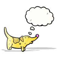 cartoon little dog N58