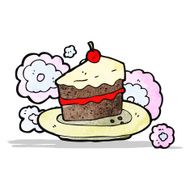 cartoon slice of cake N3